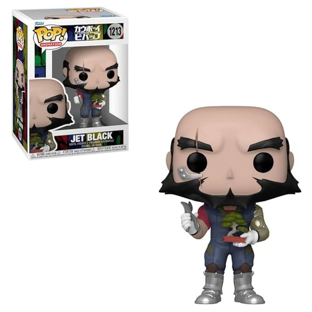 NIB - Funko Pop! Animation: Cowboy Bebop - Jet Black with Bonsai #1213